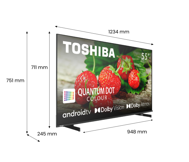 Toshiba 55QA5D63DG 55" QLED 4K UHD Android TV Dolby Vision Atmos - 1089885 - zdjęcie 5